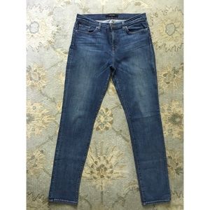 J Brand Rail Mid Rise Straight Leg Bayside sz 32